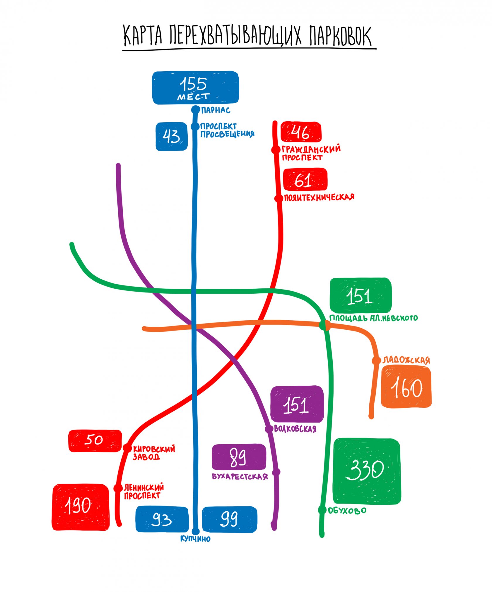 Перехватывающие парковки москвы карта